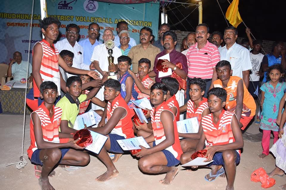 District Volleyball 2018 — Prize distribution